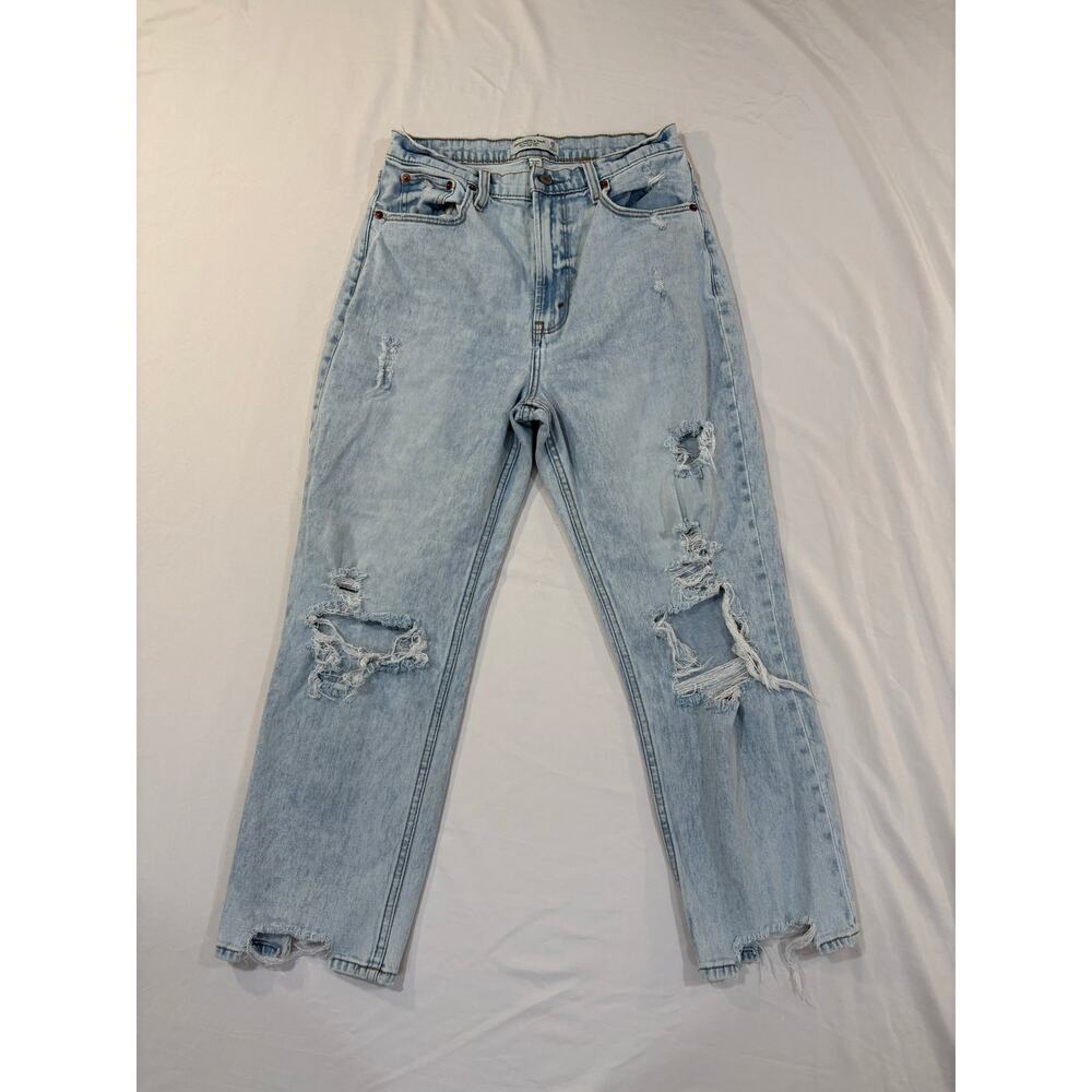 Abercrombie & Fitch The Ankle Straight Curve Love High Rise Jeans Size 6/28